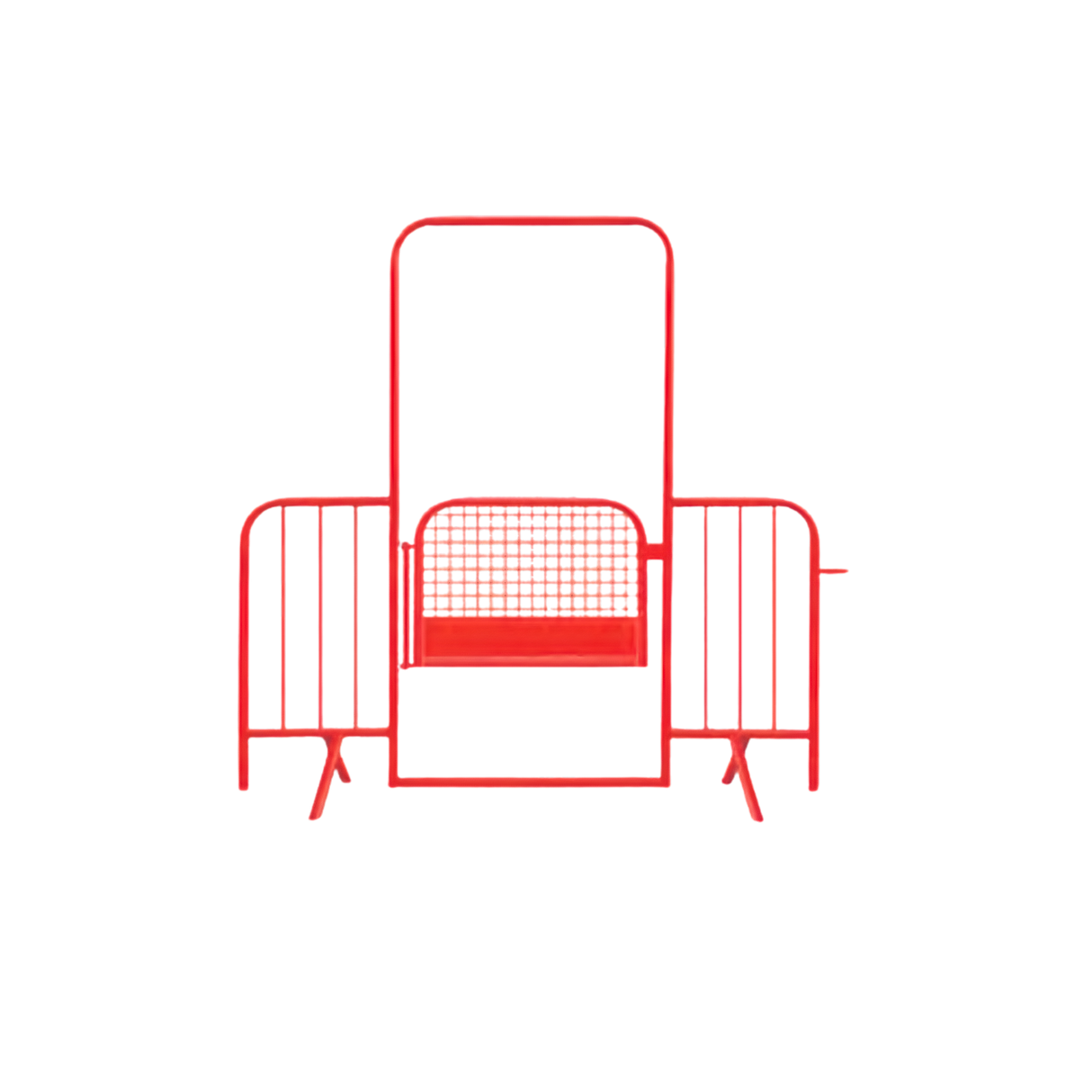 Dranghek doorgang met afsluitbare deur