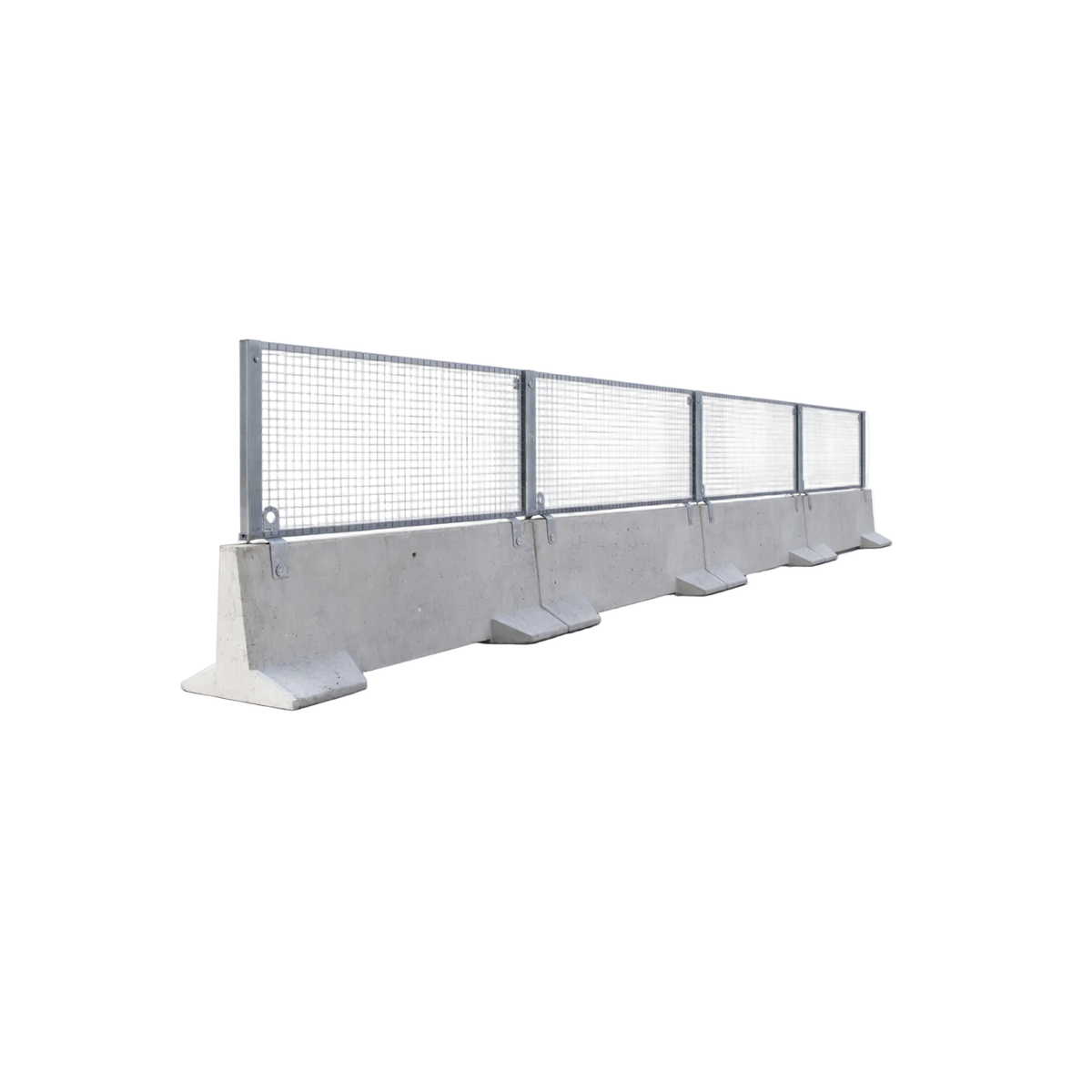 Reinforced Barrier With Mesh Panel