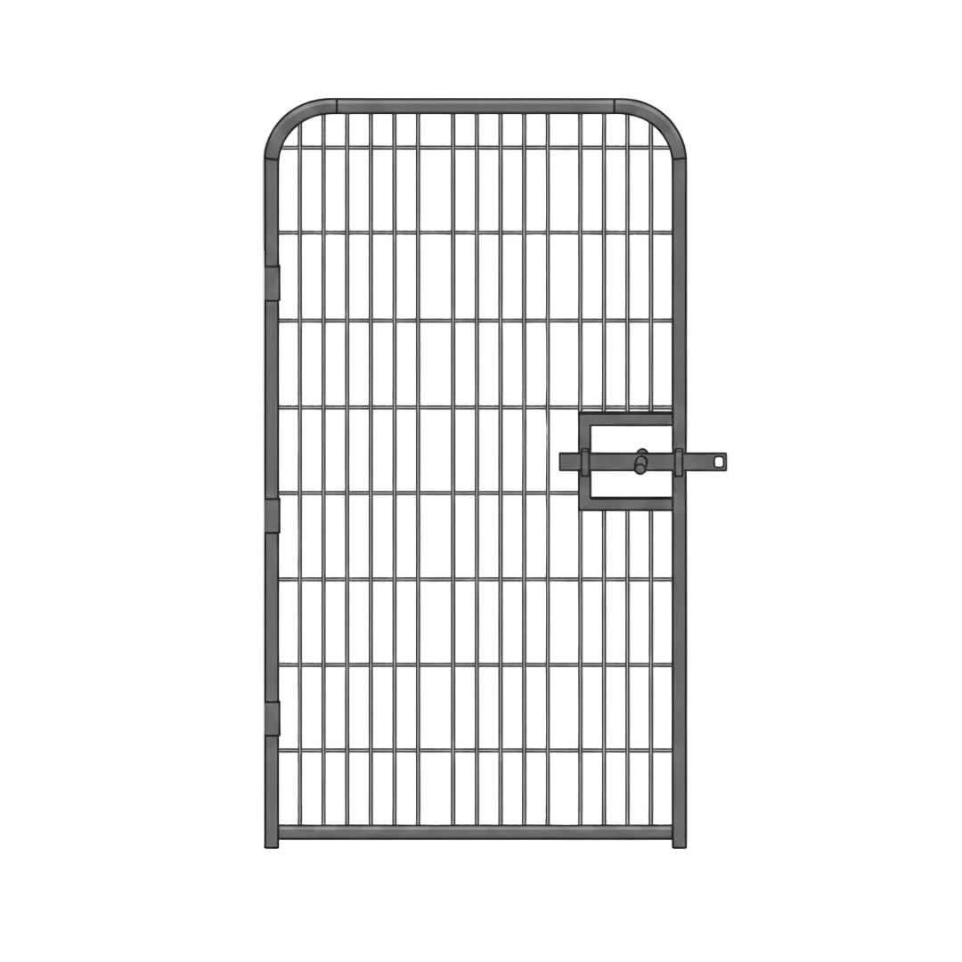 Voetgangersdeur Anti-Climb 2.4m hoog