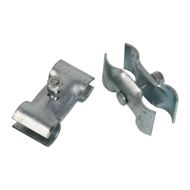 Galvanised steel Standard couplers for connecting temporary fencing panels