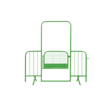 Dranghek doorgang met afsluitbare deur – Gekleurd