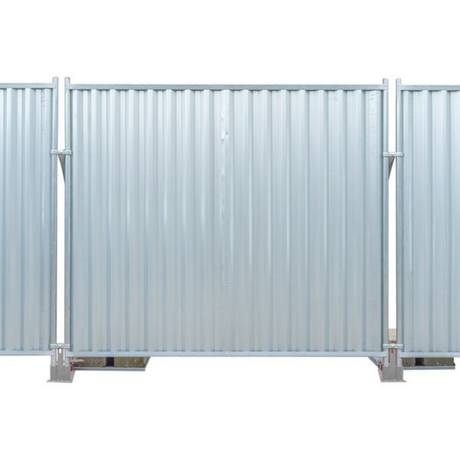 Blockade fence white background