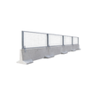 Reinforced Barrier With Mesh Panel