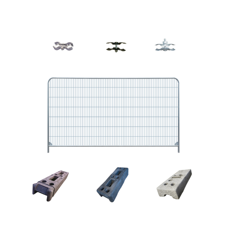 the RT Standard Anti-Climb fence panel set displayed on a white background