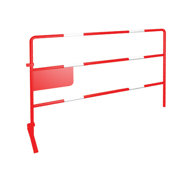 TP Barrier with side plate on white background