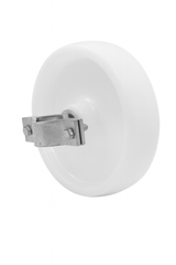 a side view of the gate wheel on a white background